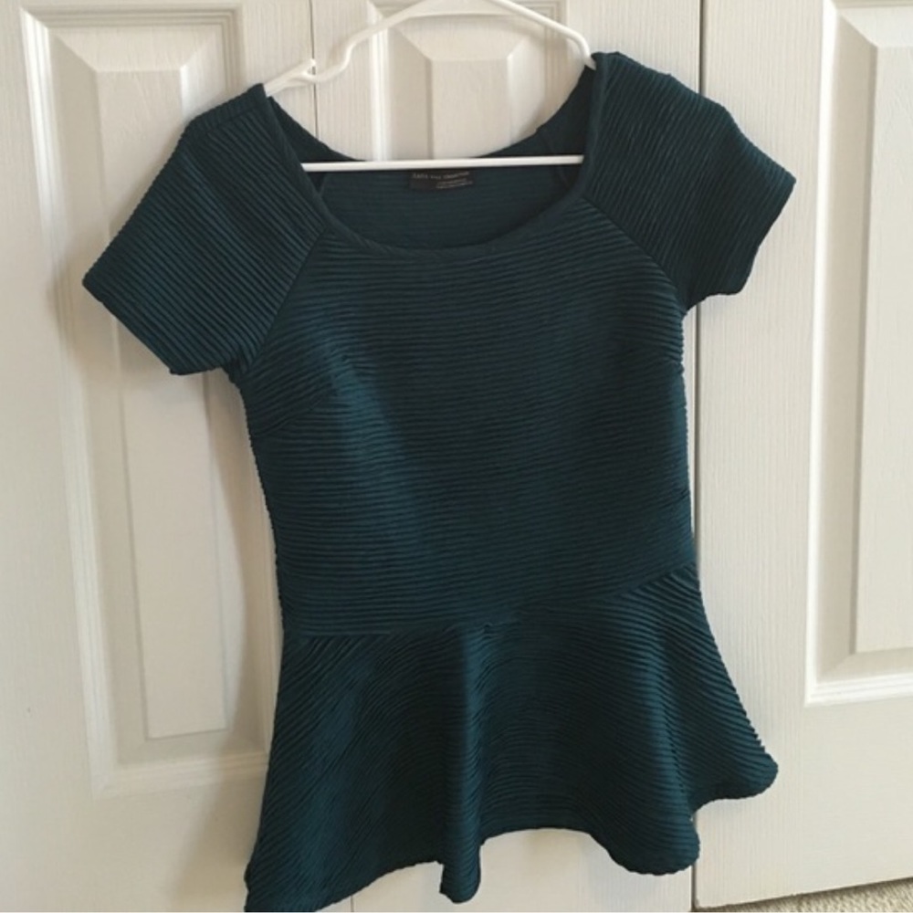 Zara peplum top